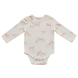 Pehr Cheetah bodysuit 6-12 months